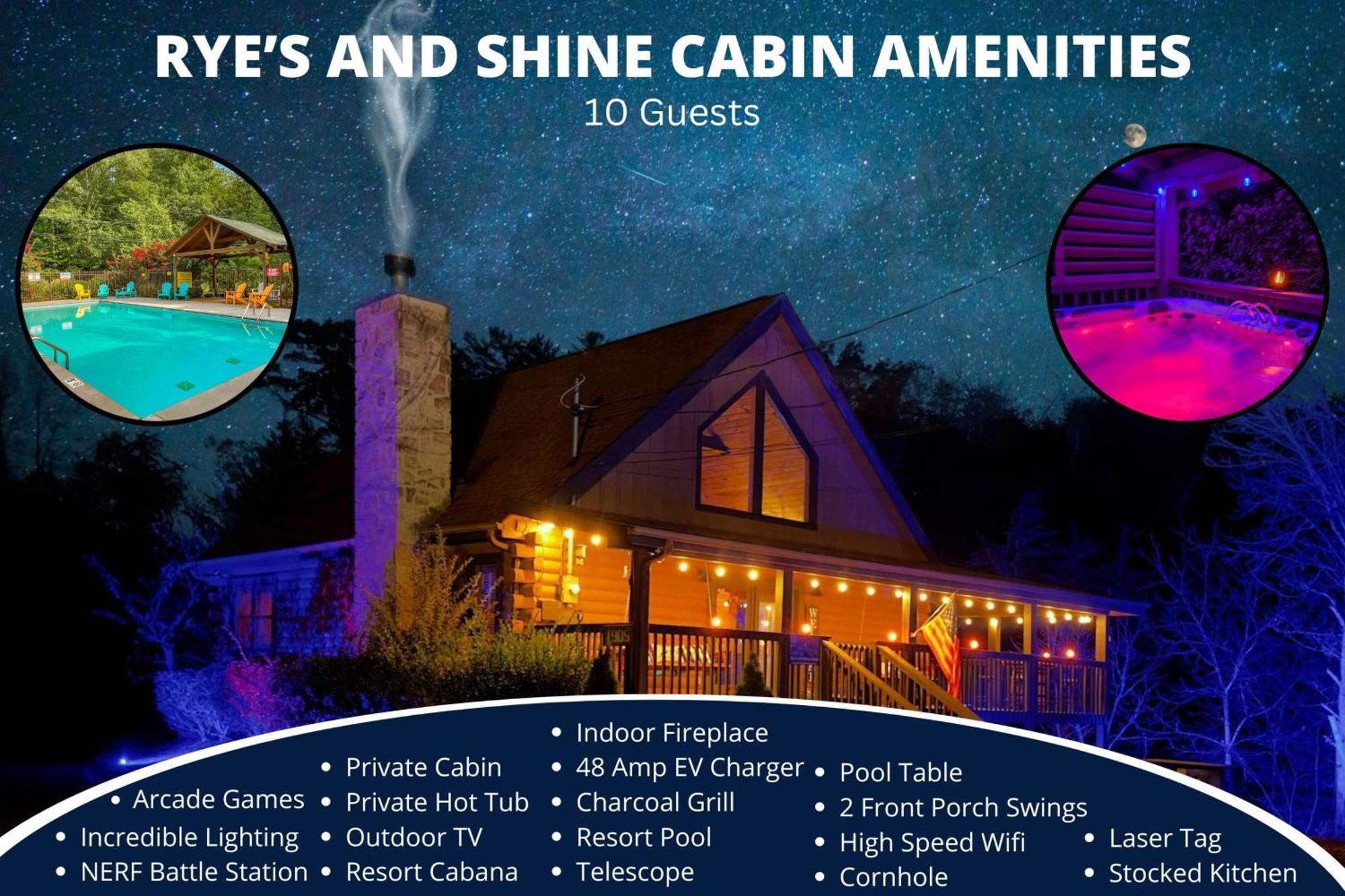 Ryes And Shine Bootlegger'S Cabin! Hot Tub* Pool* Arcade* Billiards *Ev * Pet Friendly Сивиървил Екстериор снимка